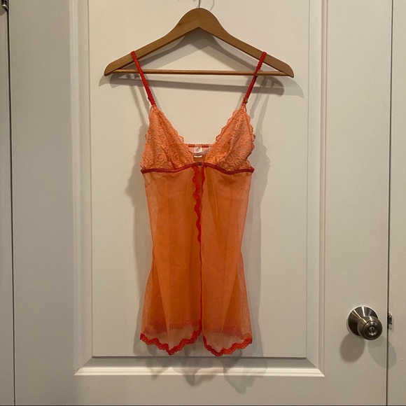 Victoria’s Secret Mesh Babydoll Slip - Picture 2 of 3